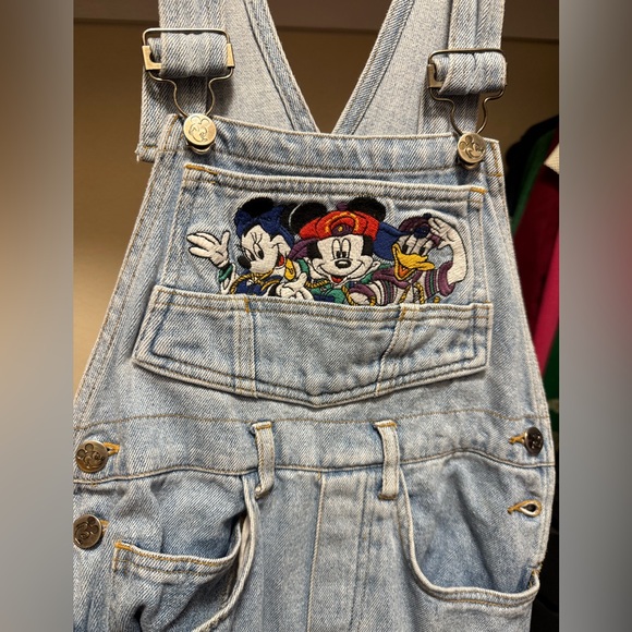 Disney vintage overalls size 7T unisex VGUC - Picture 3 of 9